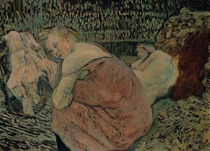 二人の友達、1895 作： Henri de Toulouse Lautrec