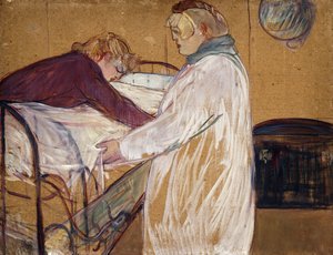 ベッドを作る2人の女性。ベッドを作る二人の女性、1891 作： Henri de Toulouse Lautrec