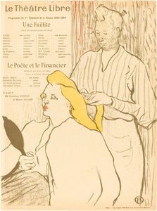 倒産; 詩人と金融家 作： Henri de Toulouse Lautrec