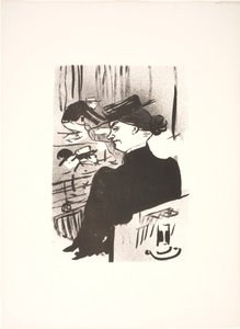 観客 作： Henri de Toulouse Lautrec