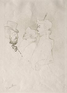 なぜだめですか？ 一度は習慣にならない 作： Henri de Toulouse Lautrec