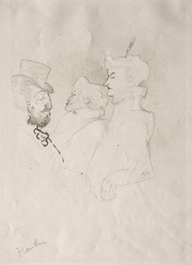 1893年、なぜ習慣を作らないのか。 作： Henri de Toulouse Lautrec