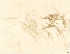 眠る女 横たわる女、1896年。