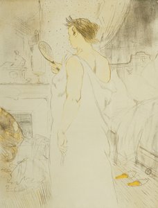 女性アイス-アイスハンド; Ice Woman-La Glace a Main、プレートVI from Elles、1896 作： Henri de Toulouse Lautrec