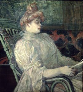 ウーマン・リーディング 作： Henri de Toulouse Lautrec