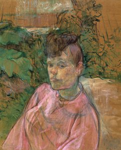 ムッシュの森の庭の女、1889〜1891年 作： Henri de Toulouse Lautrec