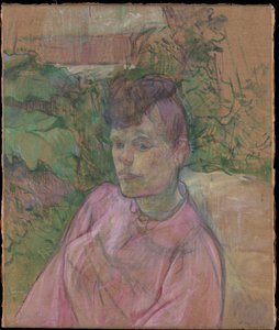 ムッシュの森の庭の女、1889-91 作： Henri de Toulouse Lautrec