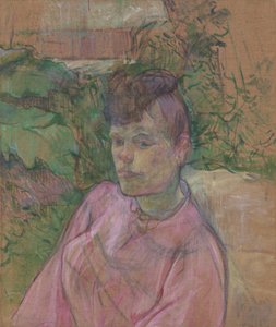 ムッシュの森の庭の女、1889-91年。 作： Henri de Toulouse Lautrec
