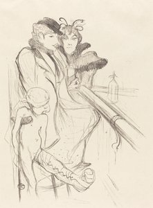 負傷したエロス・エロス・ヴァンネ、1894年。 作： Henri de Toulouse Lautrec