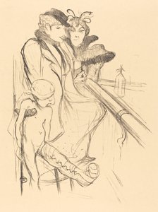 負傷したエロス・エロス・ヴァンネ、1894年。 作： Henri de Toulouse Lautrec
