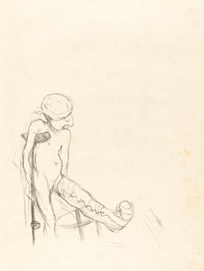 負傷したエロス・エロス・ヴァンネ、1894年。 作： Henri de Toulouse Lautrec