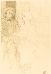 困難な時代のヤーネとメイヤー 困難な時代のヤーネとメイヤー、1895年。 作： Henri de Toulouse Lautrec