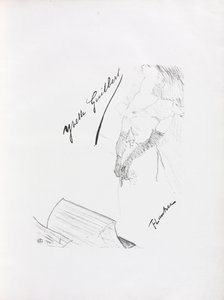 イヴェットギルバート-英語シリーズ：フロントピース、1898年。 作： Henri de Toulouse Lautrec