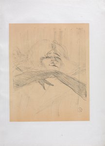 イヴェットギルバート-英語シリーズ：リンガーロンガールー、1898年。 作： Henri de Toulouse Lautrec