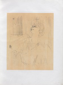 イヴェットギルバート-英語シリーズ：メニルモンタンドブラント、1898年。 作： Henri de Toulouse Lautrec