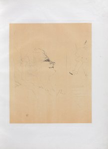 Yvette Guilbert-English シリーズ: Pessima 作： Henri de Toulouse Lautrec