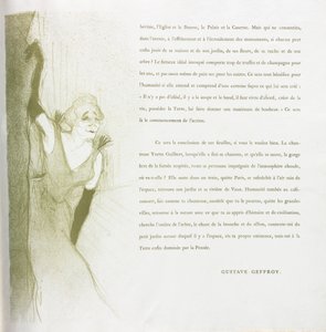 イヴェットギルバート-フランスシリーズ：No. 16、1894。 作： Henri de Toulouse Lautrec