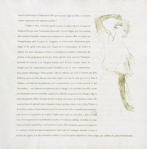 イヴェット・ギルバート=フレンチシリーズ：1894年7号 作： Henri de Toulouse Lautrec