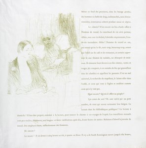 イヴェットギルバート-フランスシリーズ：No. 8、1894。 作： Henri de Toulouse Lautrec