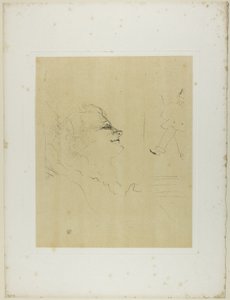 イヴェット・ギルバート—イヴェット・ギルバートのペシマ 作： Henri de Toulouse Lautrec