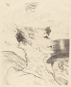 イヴェット・ギルバート? 作： Henri de Toulouse Lautrec
