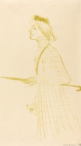 イヴェット・ギルバート 作： Henri de Toulouse Lautrec