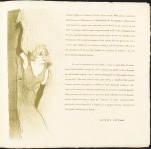 イヴェット・ギルバート 作： Henri de Toulouse Lautrec