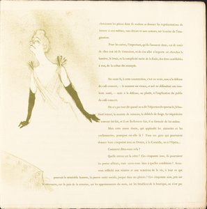イヴェット・ギルバート 作： Henri de Toulouse Lautrec
