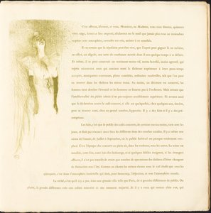 イヴェット・ギルバート 作： Henri de Toulouse Lautrec