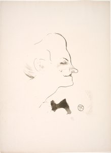 イヴェット・ギルバート 作： Henri de Toulouse Lautrec