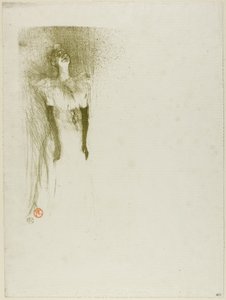 イヴェット・ギルバート 作： Henri de Toulouse Lautrec