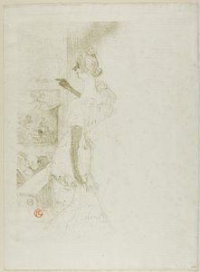イヴェット・ギルバート 作： Henri de Toulouse Lautrec