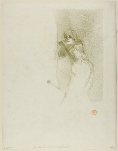 イヴェット・ギルバート 作： Henri de Toulouse Lautrec