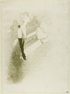 イヴェット・ギルバート 作： Henri de Toulouse Lautrec