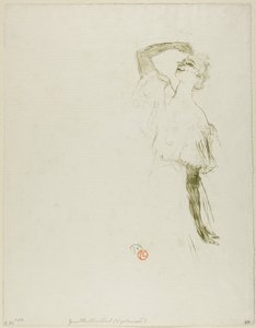 イヴェット・ギルバート 作： Henri de Toulouse Lautrec