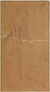 イヴェット・ギルバート 作： Henri de Toulouse Lautrec