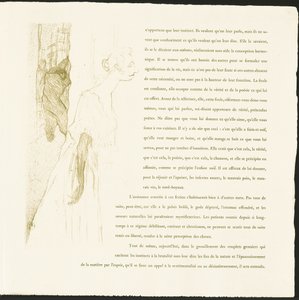 イヴェット・ギルベール 作： Henri de Toulouse Lautrec