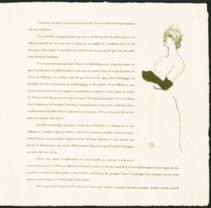 イヴェット・ギルベール 作： Henri de Toulouse Lautrec