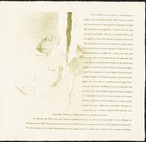 イヴェット・ギルベール 作： Henri de Toulouse Lautrec