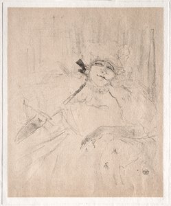 イヴェット・ギルバート：古い歌 作： Henri de Toulouse Lautrec