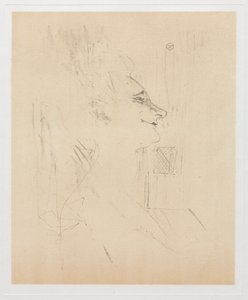 イベットギルバート中毒、1898年。 作： Henri de Toulouse Lautrec