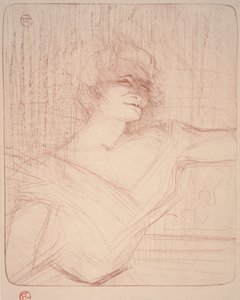 イヴェット・ギルベール、ラ・グル 作： Henri de Toulouse Lautrec