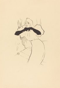 Yvette Guilbert: リンガー、ロング、ルー。 作： Henri de Toulouse Lautrec