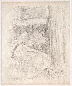 イヴェット・ギルバート: 聴衆に挨拶する 作： Henri de Toulouse Lautrec