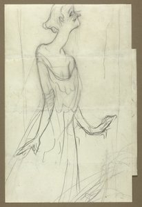 イヴェット・ギルバートの歌 作： Henri de Toulouse Lautrec