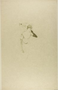 イヴェット・ギルバート、Colombine at Pierrot 作： Henri de Toulouse Lautrec