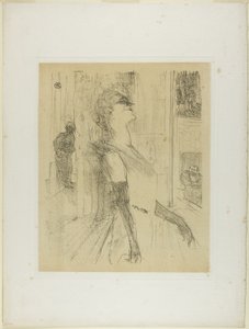 ステージ上のイヴェット・ギルバート, from イヴェット・ギルバート 作： Henri de Toulouse Lautrec