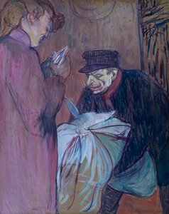 娼婦の洗濯屋 作： Henri de Toulouse Lautrec