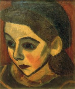 ブルトンの少女 作： Henri Victor Gabriel Le Fauconnier