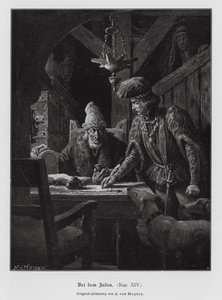 ユダヤ人金貸し（刻印） 作： Henri van Muyden
